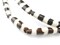The Bead Chest Batik Bone Beads - Full Strand of Fair Trade African Beads (Tube, Porcupine Design)